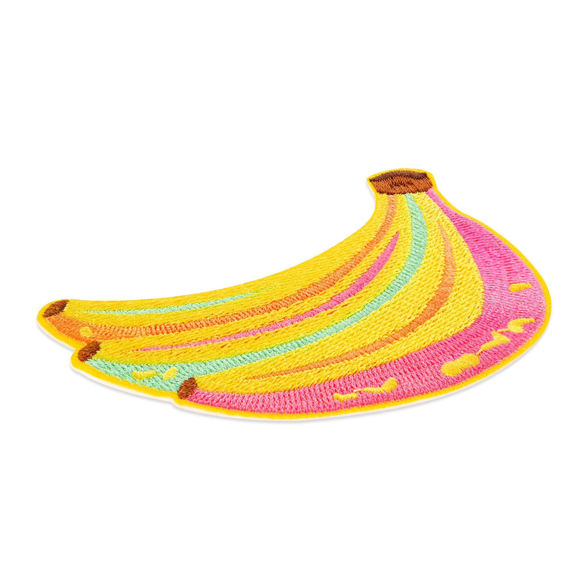 Summer Bananas Iron-On & Adhesive Embroidered Patch by Make Market®
